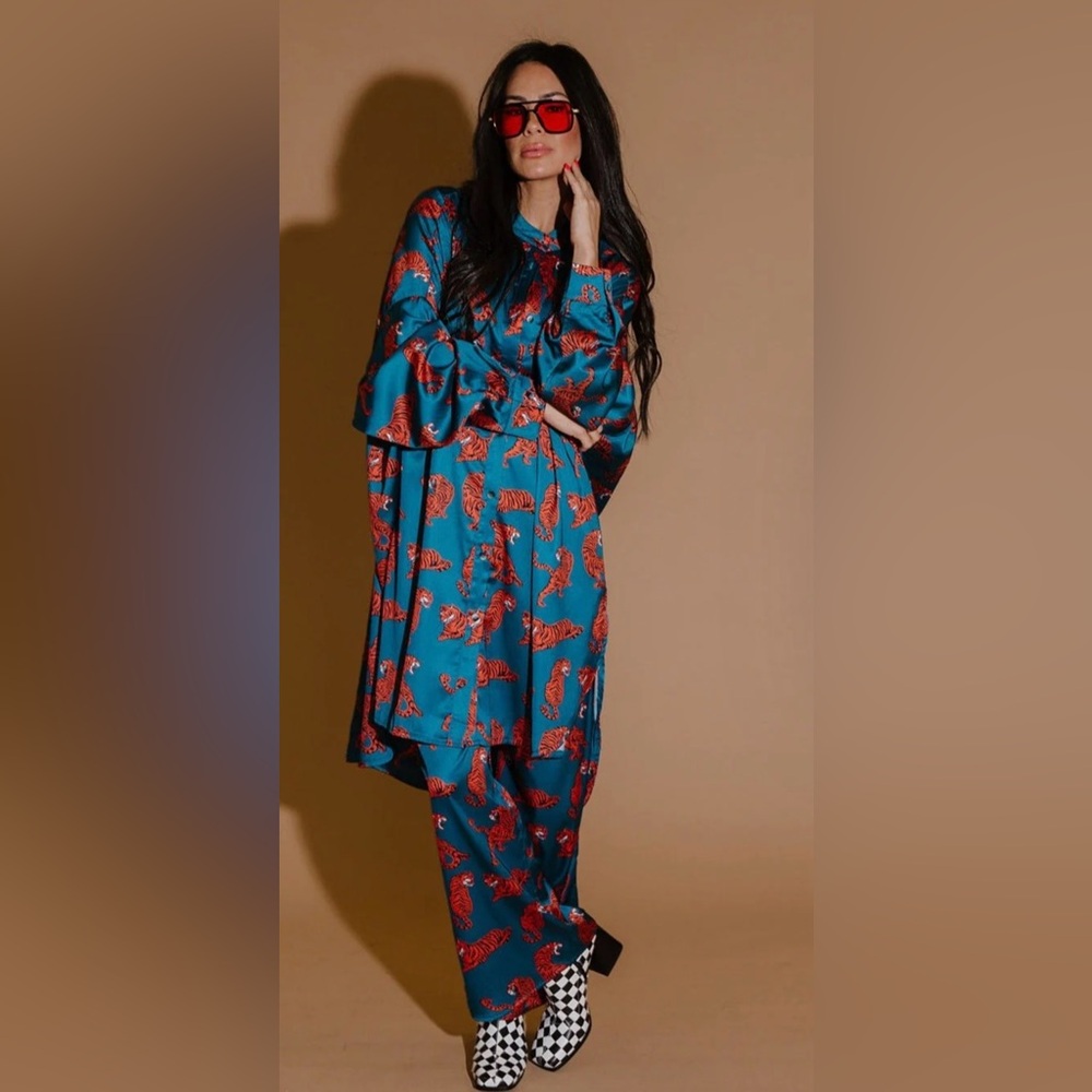 Dressed in Lala Original Satin Playsuit